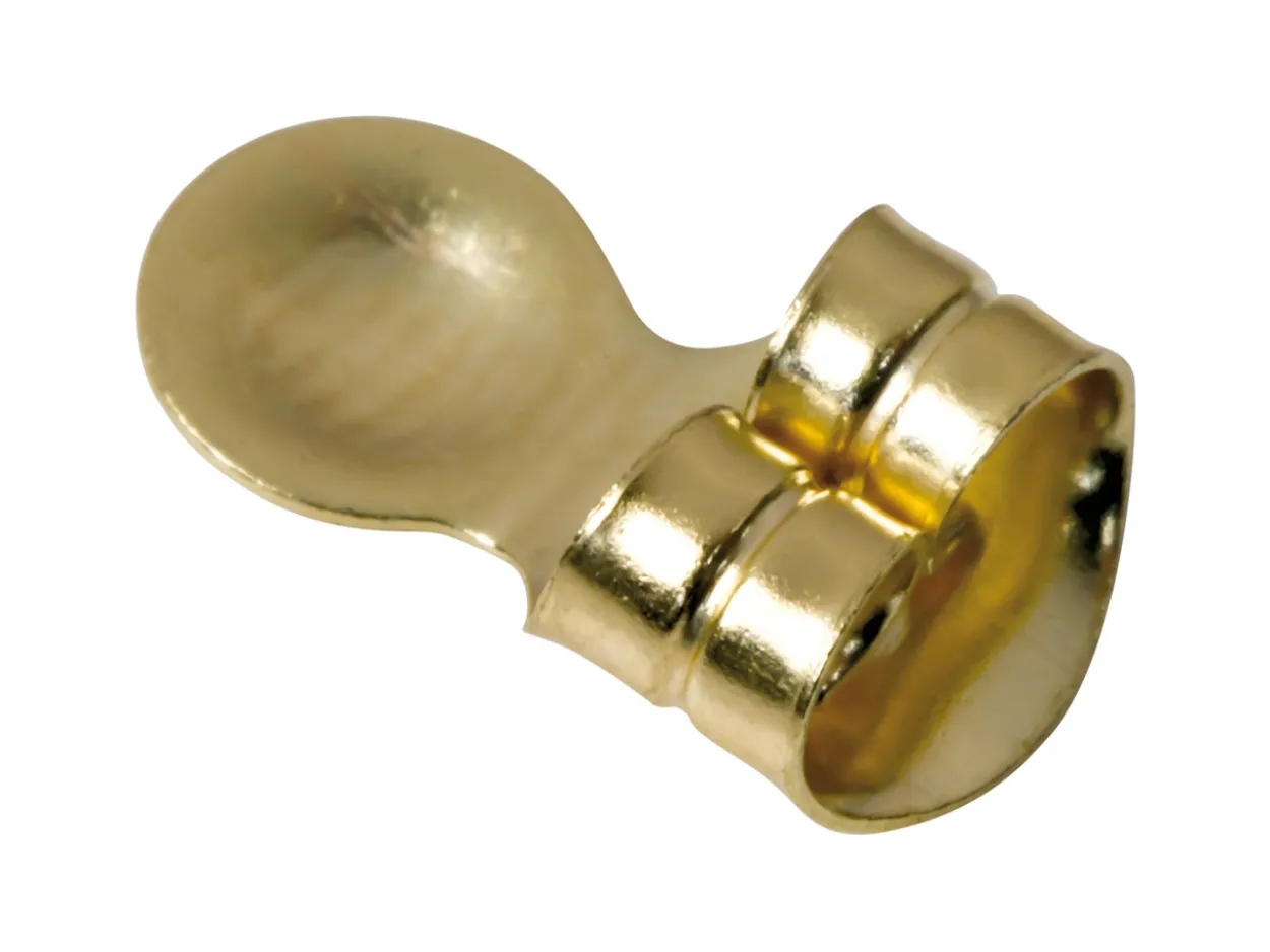 9ct Yellow Gold Extra Support Scroll 7mm Pack of 2