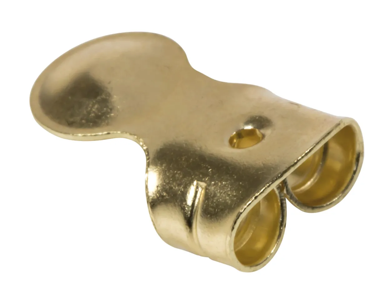 9ct Yellow Gold Extra Support Scroll 7mm Pack of 2
