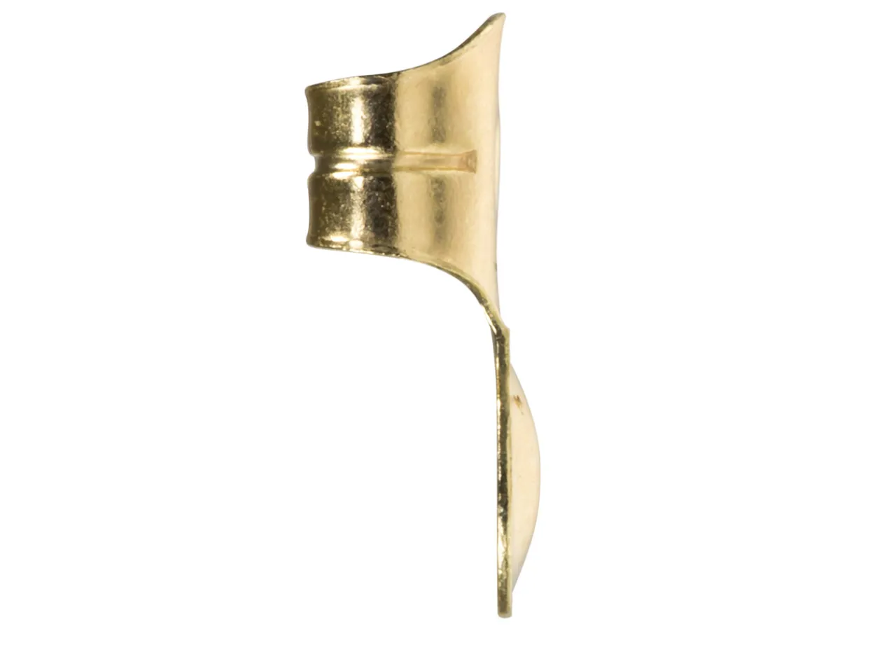 9ct Yellow Gold Extra Support Scroll 7mm Pack of 2