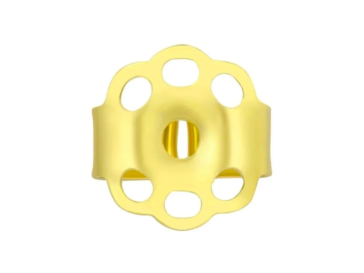 18ct Yellow Gold Filigree Lightweight Scroll