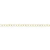 12ct Yellow Gold Filled 3.6mm Flat Filed Round Trace Chain Loose Unhallmarked