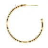 14ct Yellow Gold Filled 30.0mm Hoop Post Earring