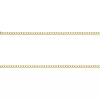 14ct Yellow Gold Filled 1.5mm Open Round Curb Chain 16"/40cm Unhallmarked