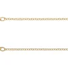 14ct Yellow Gold Filled 1.7mm Oval Trace Chain 18"/45cm Unhallmarked
