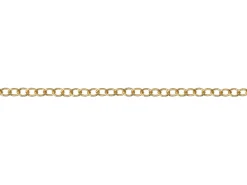 14ct Yellow Gold Filled 1.7mm Oval Trace Chain 18