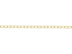 14ct Yellow Gold Filled 2.2mm Oval Trace Chain Loose Unhallmarked