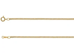 14ct Yellow Gold Filled 2.0mm Round Curb Chain 18"/45cm Unhallmarked