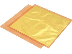 24ct Yellow Gold Foil, 100mm X 100mm, Single Sheet