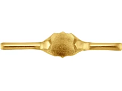 9ct Yellow Gold Gents Ring Kg4918 2.00mm Hallmarked Fully Annealed Shield Signet 14mm X 12mm, 100% Recycled Gold