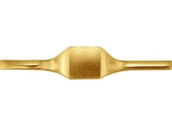 9ct Yellow Gold Gents Ring Kg4960 2.00mm Hallmarked Fully Annealed Square Signet 12mm X 12mm, 100% Recycled Gold