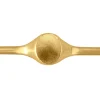 18ct Yellow Gold Gents Ring Kt3031 3.00mm Hallmarked Fully Annealed Oval Signet 16mm X 13mm, 100% Recycled Gold