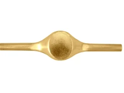 18ct Yellow Gold Gents Ring Kt3031 3.00mm Hallmarked Fully Annealed Oval Signet 16mm X 13mm, 100% Recycled Gold