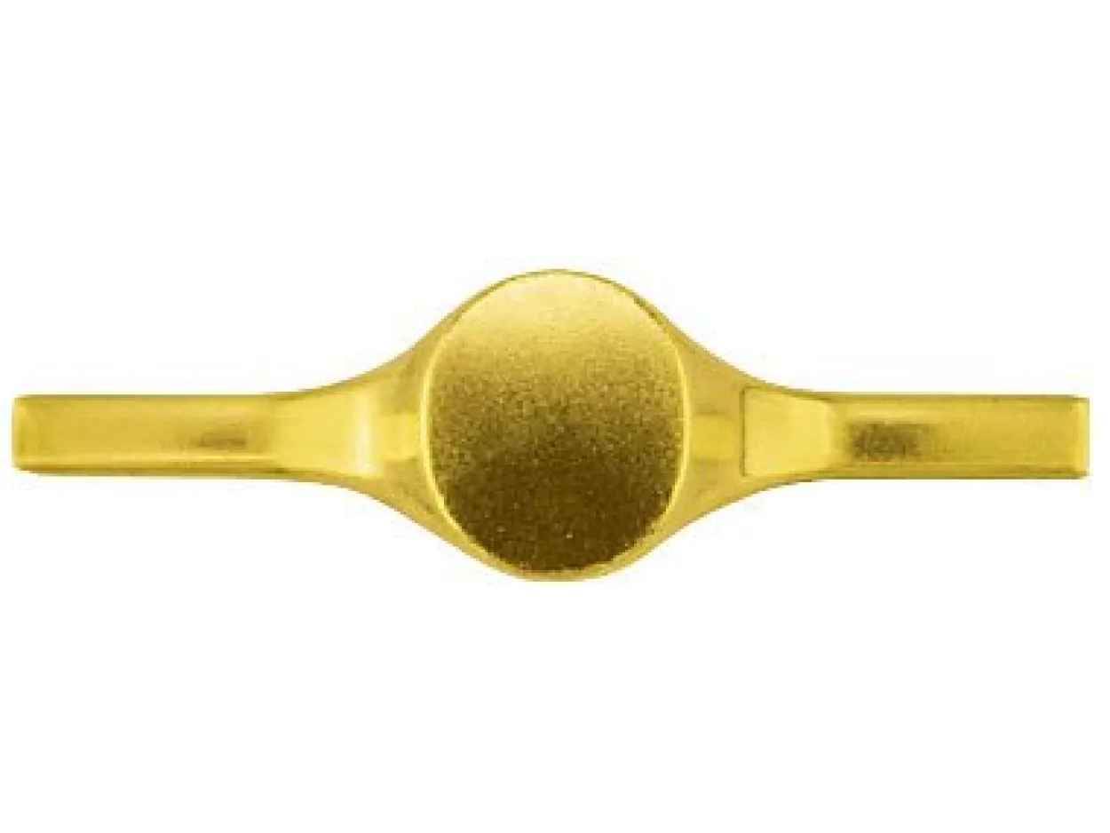 18ct Yellow Gold Gents Ring Kt3030 3.60mm Hallmarked Fully Annealed, 31.0g Oval Signet 20mm X 16mm, 100% Recycled Gold