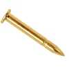 18ct Yellow Gold Grooved Head Pin 1.10mm