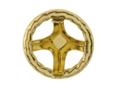 18ct Yellow Gold Halo Setting Lightweight 4mm