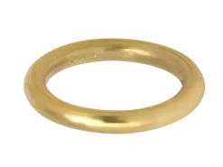 9ct Yellow Gold Halo Wedding Ring 2.0mm, Size O, 2.2g Heavyweight, Hallmarked, Wall Thickness 2.00mm, 100% Recycled Gold