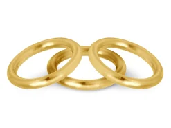 9ct Yellow Gold Halo Wedding Ring 2.0mm, Size O, 2.2g Heavyweight, Hallmarked, Wall Thickness 2.00mm, 100% Recycled Gold