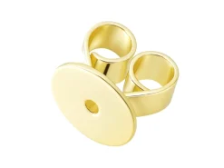 9ct Yellow Gold Heartback Scroll Medium
