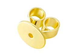 18ct Yellow Gold Heartback Scroll Medium
