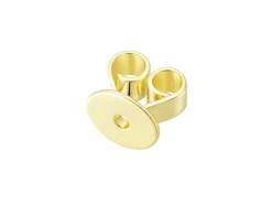 9ct Yellow Gold Heartback Scroll Small