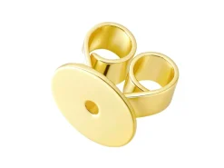 18ct Yellow Gold Heartback Scroll Large