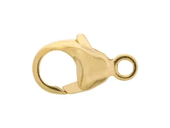 18ct Yellow Gold Heavy Oval Lobster Trigger Clasp Catch 11mm