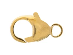 18ct Yellow Gold Heavy Oval Lobster Trigger Clasp Catch 13mm