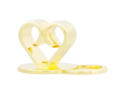 9ct Yellow Gold Hollow Support Scroll