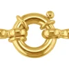 18ct Yellow Gold Jumbo Bolt Ring 8mm With 2 Double Rings And 3 Fixed Rings