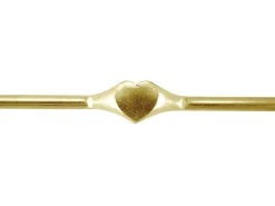 9ct Yellow Gold Ladies Ring L70 1.80mm Hallmarked Fully Annealed Heart Signet 9mm X 9mm, 100% Recycled Gold
