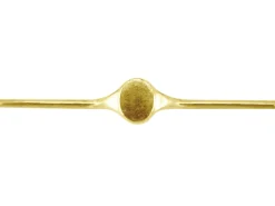 9ct Yellow Gold Ladies Ring L105 1.80mm Hallmarked Fully Annealed Oval Signet 9.6mm X 7.1mm, 100% Recycled Gold
