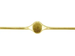18ct Yellow Gold Ladies Ring L105 1.80mm Hallmarked Fully Annealed Oval Signet 9.6mm X 7.1mm, 100% Recycled Gold