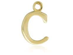 9ct Yellow Gold Letter C Initial Charm