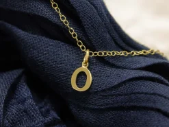 9ct Yellow Gold Letter O Initial Charm