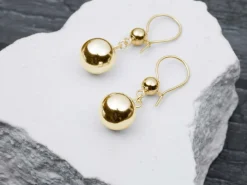 9ct Yellow Gold Lightweight 1 Hole Bead With Cup 2.5mm Pack of 5