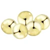 9ct Yellow Gold Lightweight 1 Hole Bead With Cup 4mm Pack of 5
