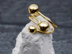 9ct Yellow Gold Lightweight 1 Hole Bead With Cup 3mm Pack of 5