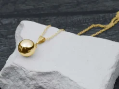 9ct Yellow Gold Lightweight 1 Hole Bead With Cup 3mm Pack of 5
