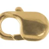 18ct Yellow Gold Lobster Trigger Oval 11mm