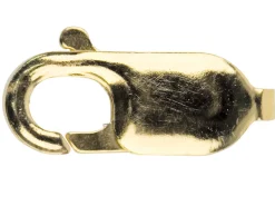 9ct Yellow Gold Lobster Trigger Clasp Catch Oval 13mm