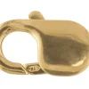 9ct Yellow Gold Lobster Trigger Clasp Catch Oval 18mm