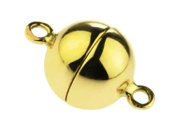 9ct Yellow Gold Magnetic Ball Clasp 10mm