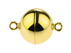 9ct Yellow Gold Magnetic Ball Clasp 10mm