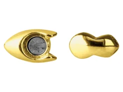 9ct Yellow Gold Magnetic Clasp Oval 10x5mm