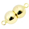 9ct Yellow Gold Magnetic Peanut Clasp 8mm
