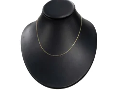 9ct Yellow Gold 1.0mm Barleycorn Chain 18