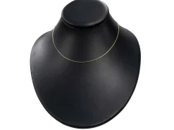 9ct Yellow Gold 1.0mm Barleycorn Chain 16