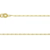 18ct Yellow Gold 1.2mm Barleycorn Chain 18"/45cm Hallmarked