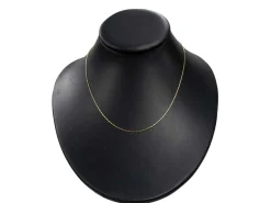 18ct Yellow Gold 1.2mm Barleycorn Chain 18