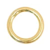 9ct Yellow Gold 4mm Closed Jump Ring Pack of 4, 4.0mm X 0.6mm